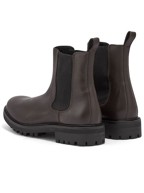 CALVIN KLEIN Men's Leather Boots CALVIN KLEIN | HM0HM01229GUB